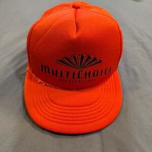 MultiChoice Kaleidoscope Orange Trucker Hat Cap Snapback